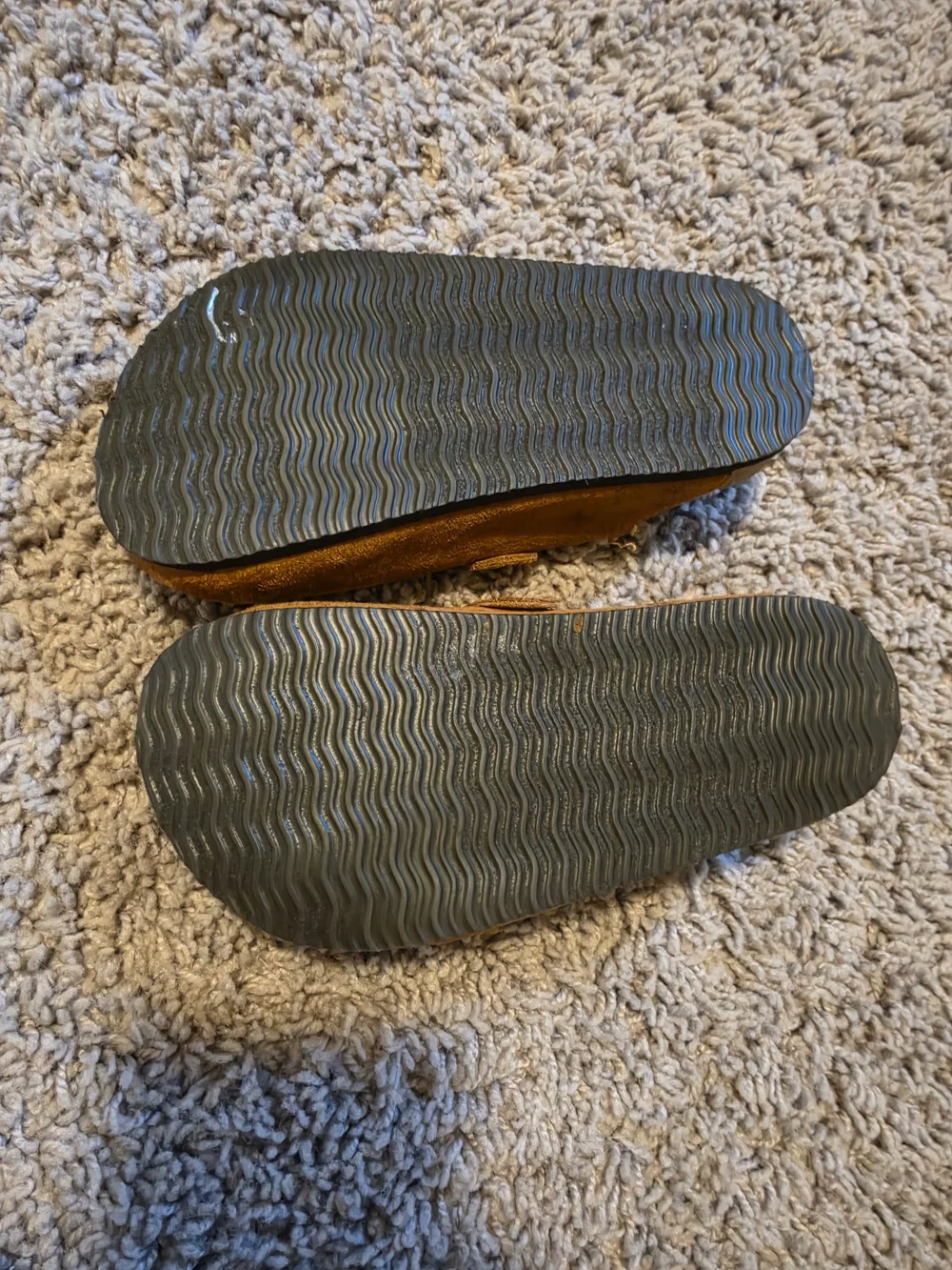 Kids Suede Slip-On Clog with Buckle - Brown